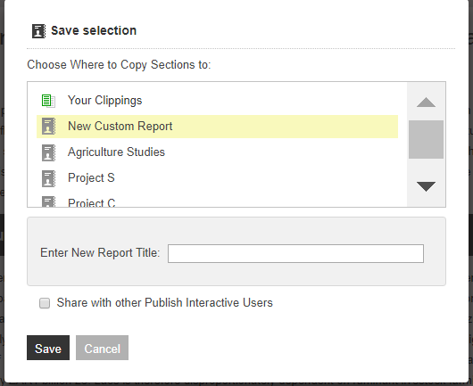 Custom reports created from search results - 5-1